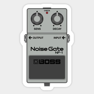 Boss NF-1 Noise Gate Guitar Effect Pedal Sticker